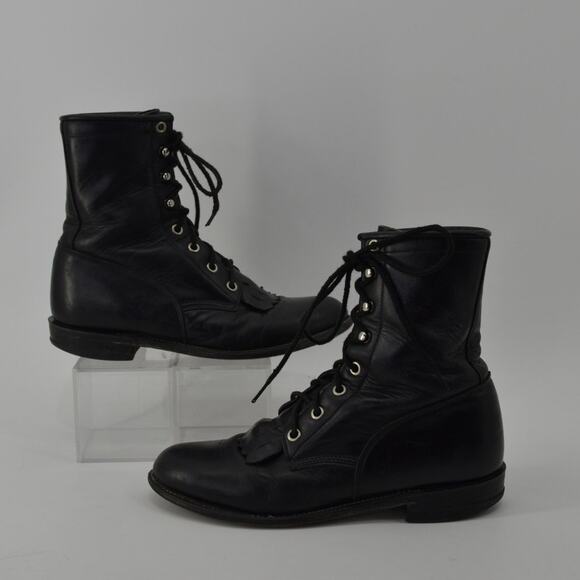 Justin Boots Womens Size 6 USA Western Roper Rodeo Cowgirl - Picture 5 of 13